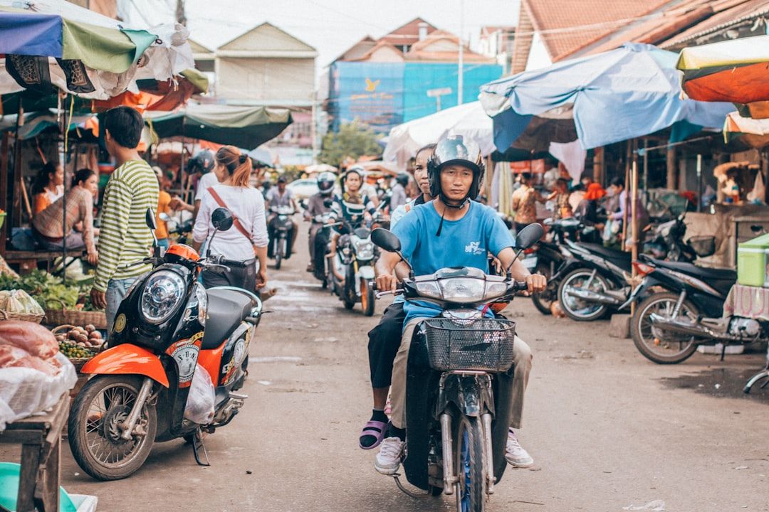 Cambodia street market local life
